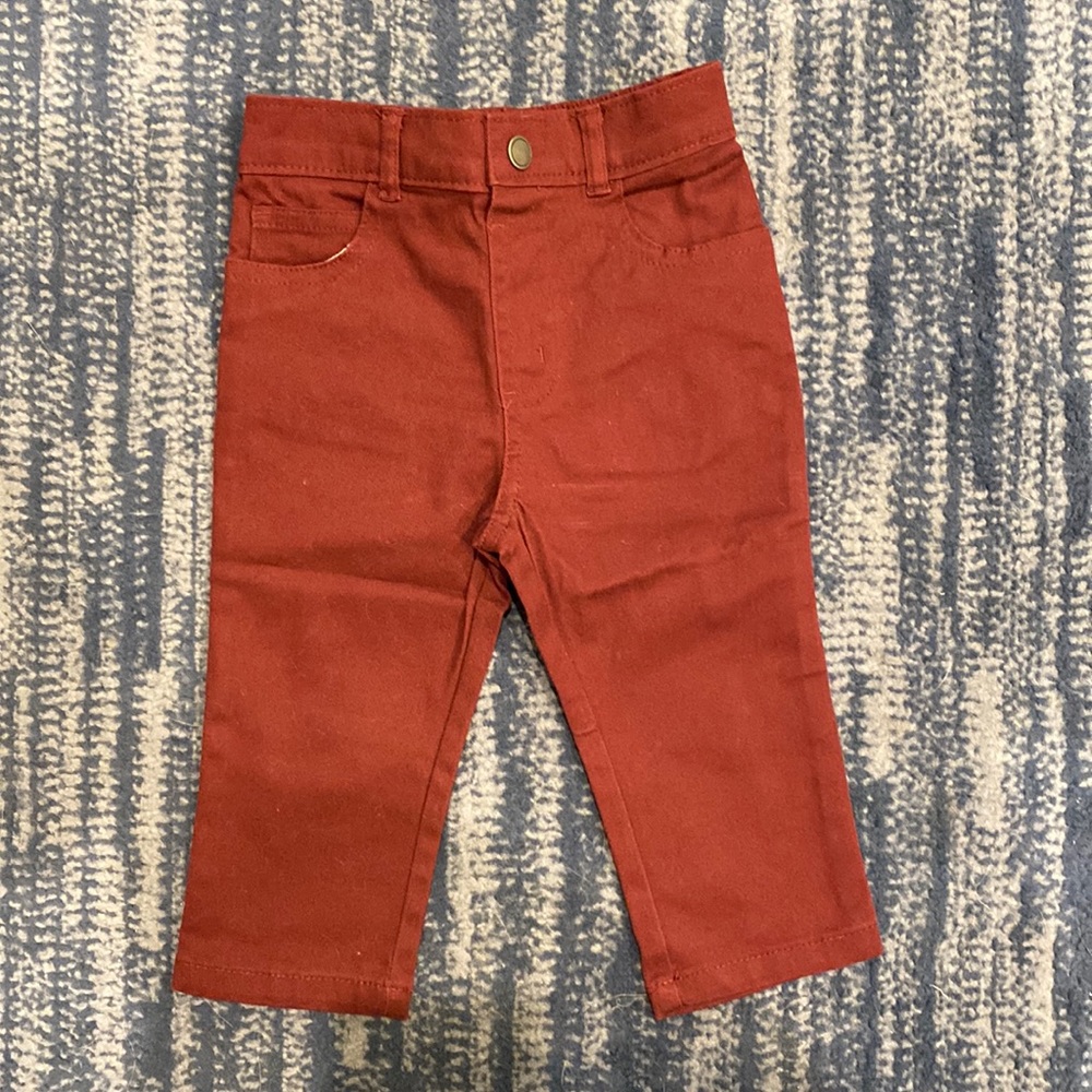 Maroon Jeans